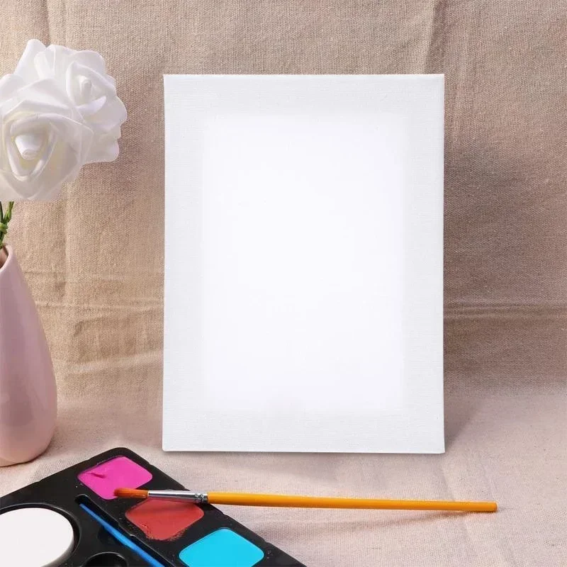 5pcs 10pcs 아트 나무 그림 프레임 코 튼 흰색 그림에 대 한 캔버스 프레임을 뻗어 DIY 캔버스 회화 용품