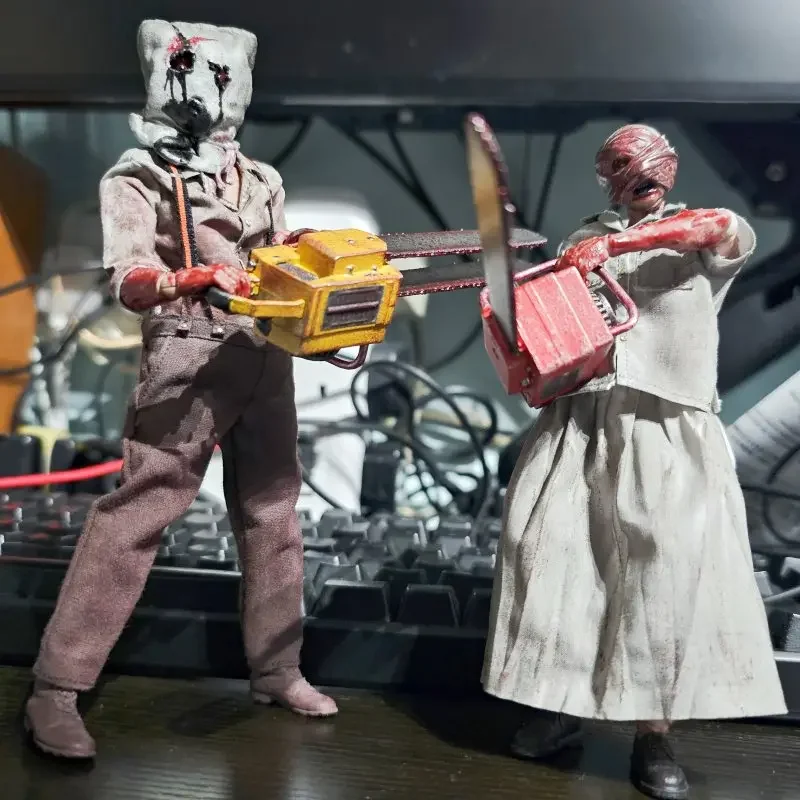 

Patriot Studio 1/12 Scale Collectible Figure Resident Evil Crazy Chainsaw Mania Chainsaw Auntie Full Set Dolls 6'' Action Figure