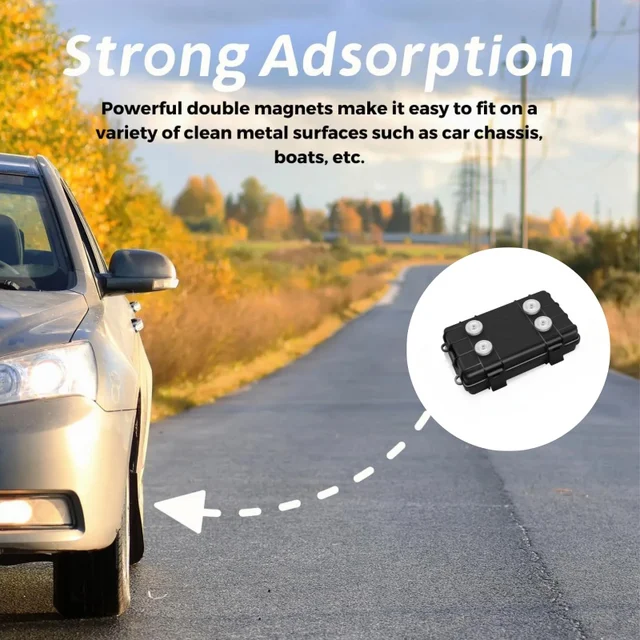 2025 Upgraded Version Magnetic Hidden Multi-function Car Bottom Key Box Waterproof and Rust-proof Safe To Store GPS Locator 2