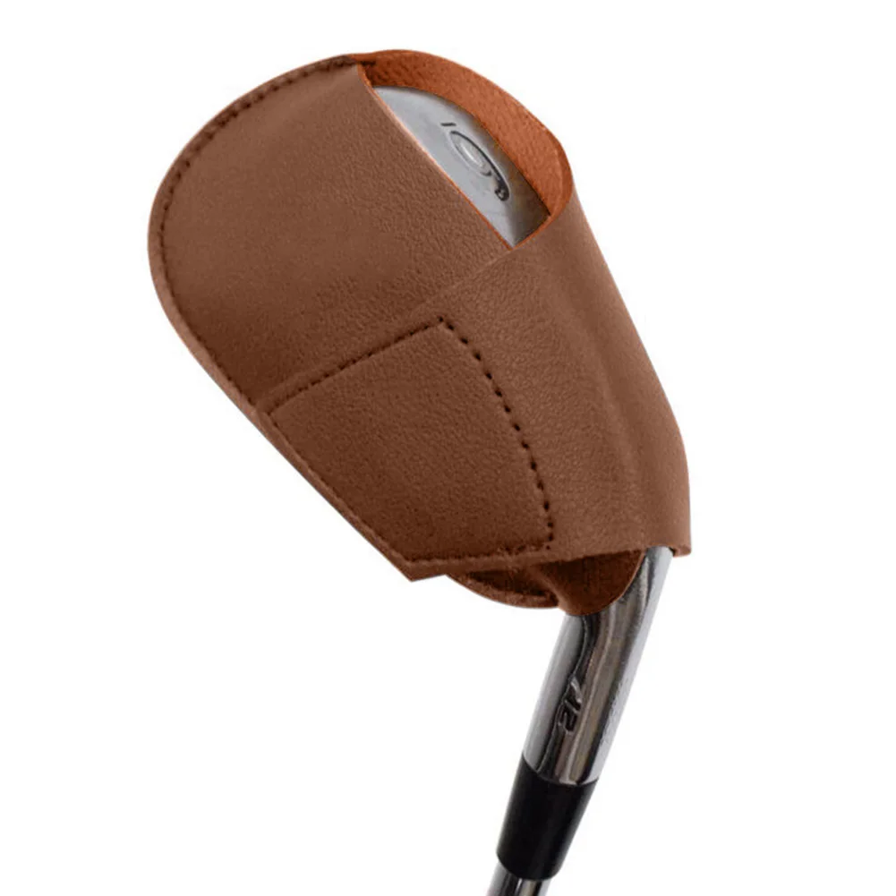 1-10Pcs Portable Golf Head Covers PU Lightweight Golf Head Leather Wedges Covers Outdoor Golf Sport Accessoires for Golfers