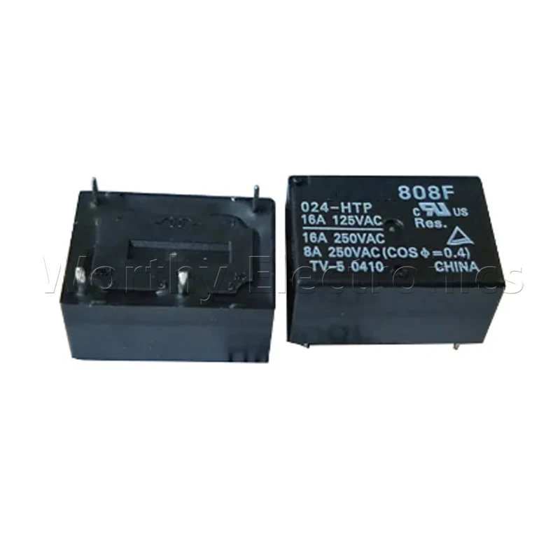 

10 шт./партия, реле 24VDC 16A 4PIN 808F-024-HTP