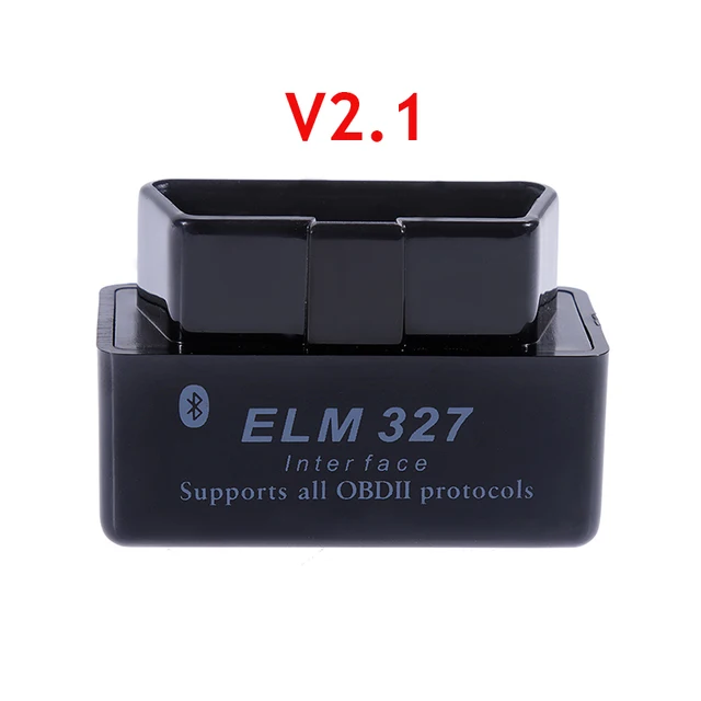 Mini Elm327 Obd2 Scanner Bluetooth V1.5 V2.1 Auto OBD2 Scanner Code Reader Tool Car Diagnostic Tool For Android Car Repair Tools Black V2.1 With CD