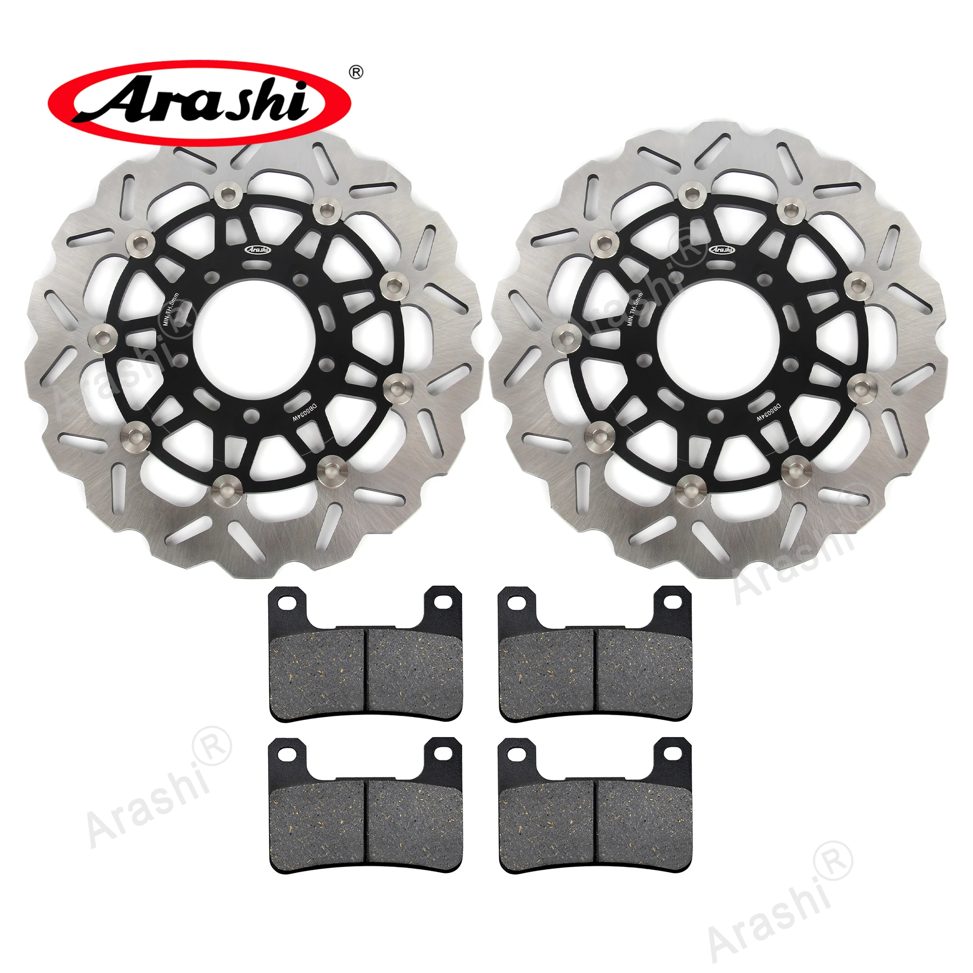 Front Brake Pads For KAWASAKI ZX1000 ZX10R Ninja 1000 08-14
