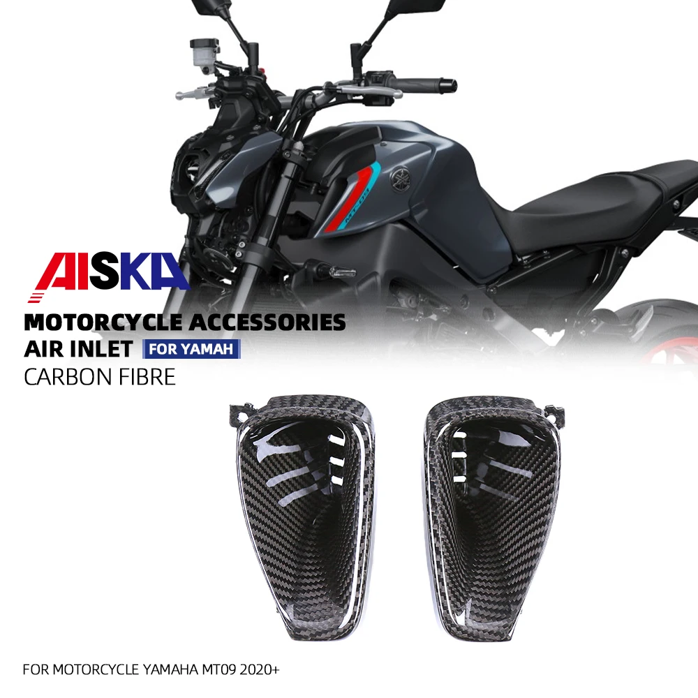 3K Full Dry Carbon Fiber Air Intake Fairing Motorcycle Fairings For Yamaha MT09 FZ09 2020 2021