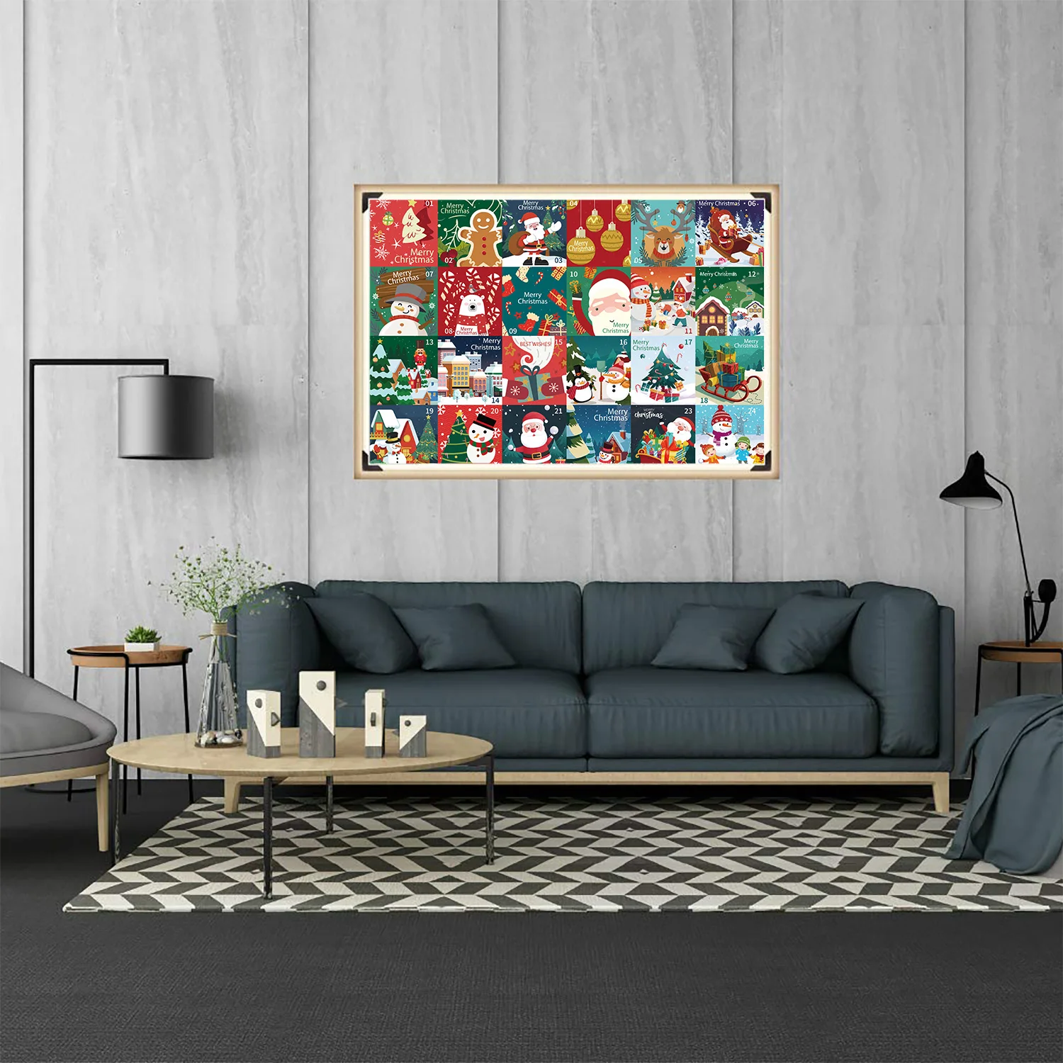 1008 Pieces Advent Calendar Jigsaw Puzzles for Adults & Kids Home Decor Game Family Fun Xmas 24 Days Countdown Educational Toys 5