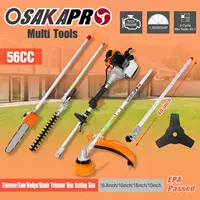 5 In 1 Multi-Functional Trimming Tool With Rotatable Gas Pole Saw Grass Trimmer, Hedge Trimmer Gas, Brush Cutter, Weed Eater 2