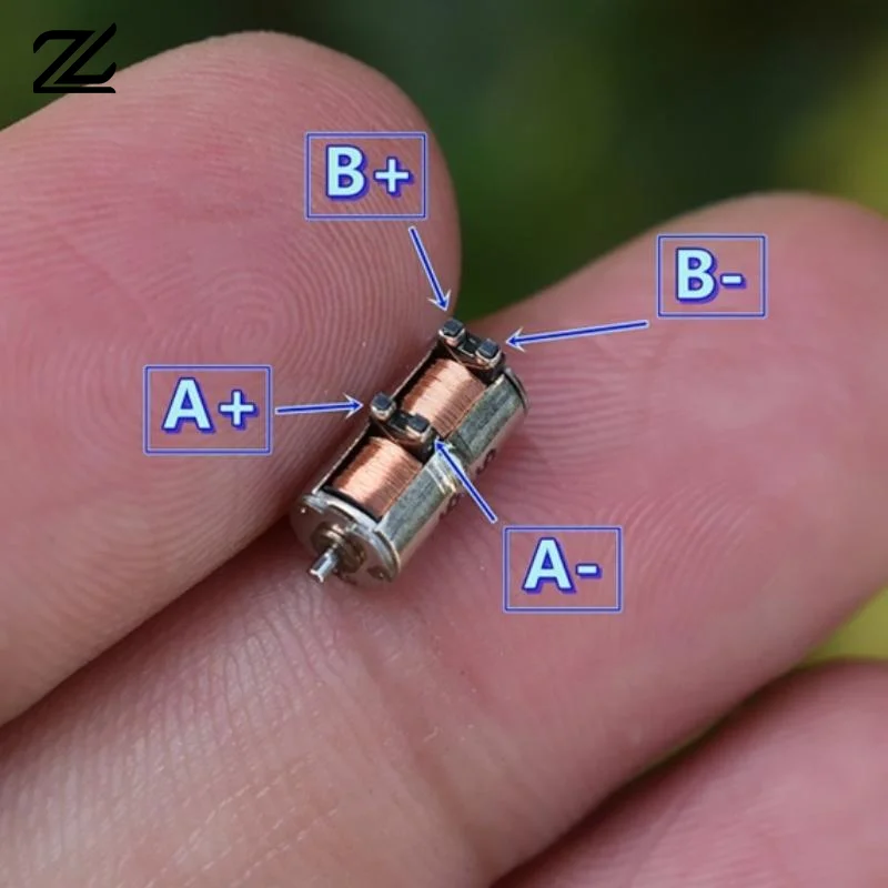 10Pcs 울트라 소형 4.4MM 스테퍼 모터 DIY 카메라 렌즈 수리를 위한 2상 4선 마이크로 정밀 스테핑 모터