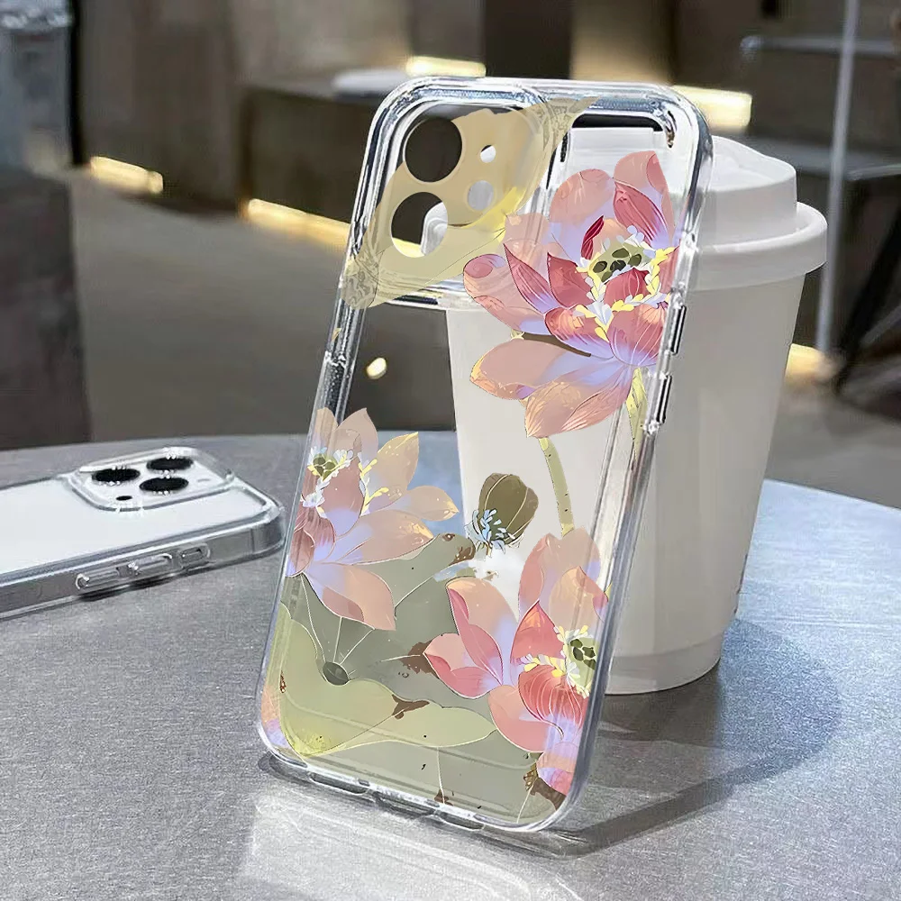 Floral Shockproof Phone Case – Elegant Flower Design, Ultra-Durable Protection