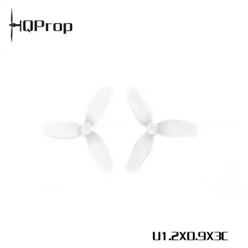 4pairs HQprop 1.2inch Three Blades Propeller Ultralight 1.2x0.9x3(31MM)-1MM Positive Negative Props for RC FPV Drone Spare Parts