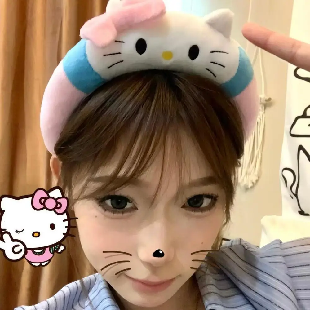 

Badbadtz-Maru Kero Keroppi Hello Kitty Sanrio Plush Headband Kawaii Cartoon Cute Anime Plush Toys for Girls Birthday Gift