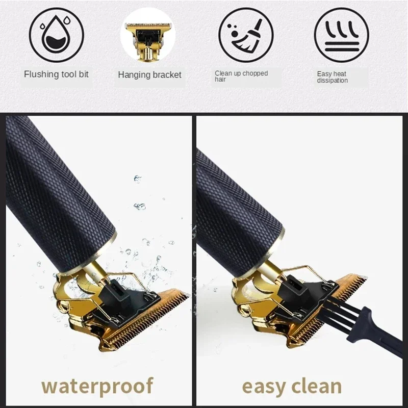Description Picture 4 of itemT9 Hair Cutting Machine Professional Hair Clipper for Men Electric Hair Trimmer New Electric Men's Barber Head Carving