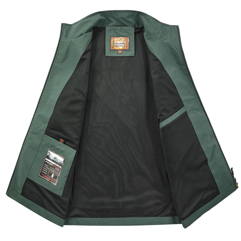Men's Summer Outdoor Work Safari Fishing Travel Cargo Vest Jacket Multi Pockets Camping Hiking Sleeveless Mesh Waistcoat Vests fashionable vests sleeveless vests cooling vest nylon vest sleeveless vest