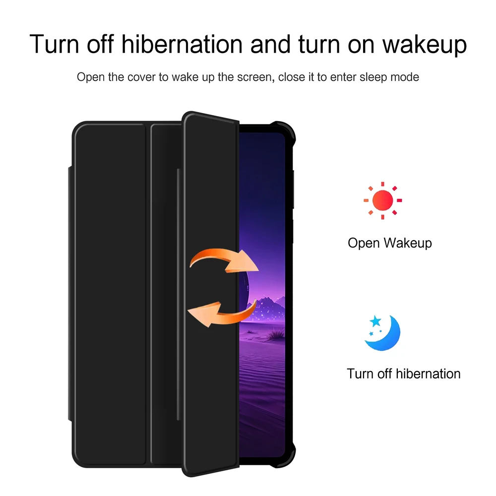Enhanced Product Title: Premium PU Leather Magnetic Detachable Tablet Protective Case