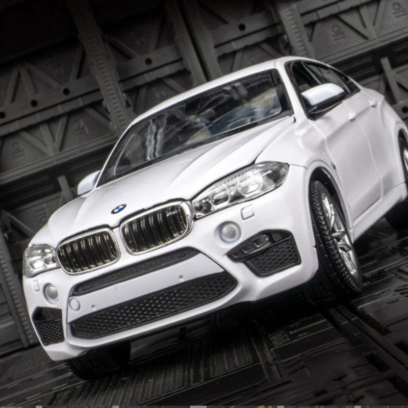 1/24 BMW X6 X6M Coupe SUV Alloy Sports Car Model Diecast Metal Toy Vehicles Car Model High Simulation Collection Childrens Gifts 2