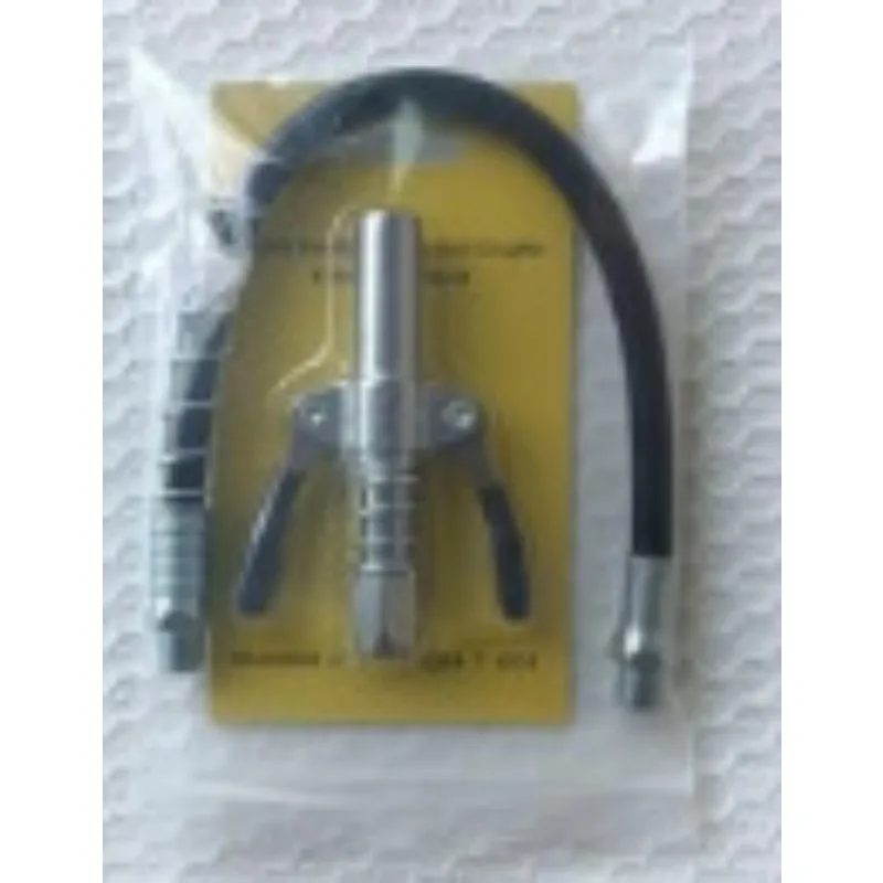 Locking Plier Grease Nozzle Flat Tip Grease Gun Coupler Accessory for Manual Electric Pneumatic Grease Machines Heavy Duty