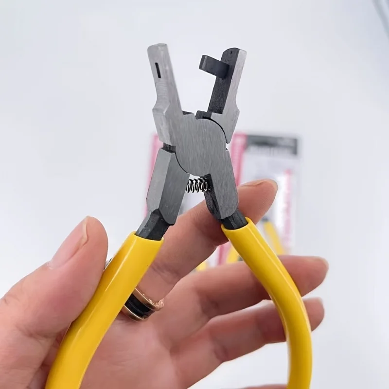 Utensile Manuale Mini Punzonatore con Stampo per Foratura——5 Pollici, Compatto, per Lavorazione Pelle e Fai-da-te, Utilizzato per Forare Cinturini di Orologi - immagine 3