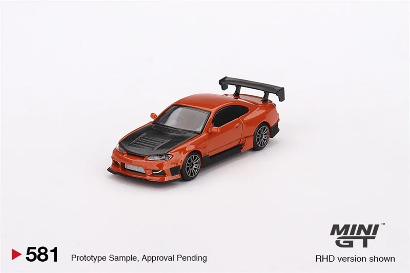 

Мини GT 1:64 Nissan Silvia S15 D-MAX металлик оранжевый литая модель автомобиля