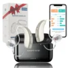 Bluetooth Rechargeable Digital BTE Hearing Aid Adjustable Volume Deaf Mini Sound Amplifier Portable Elderly Hearing Amplifier 1