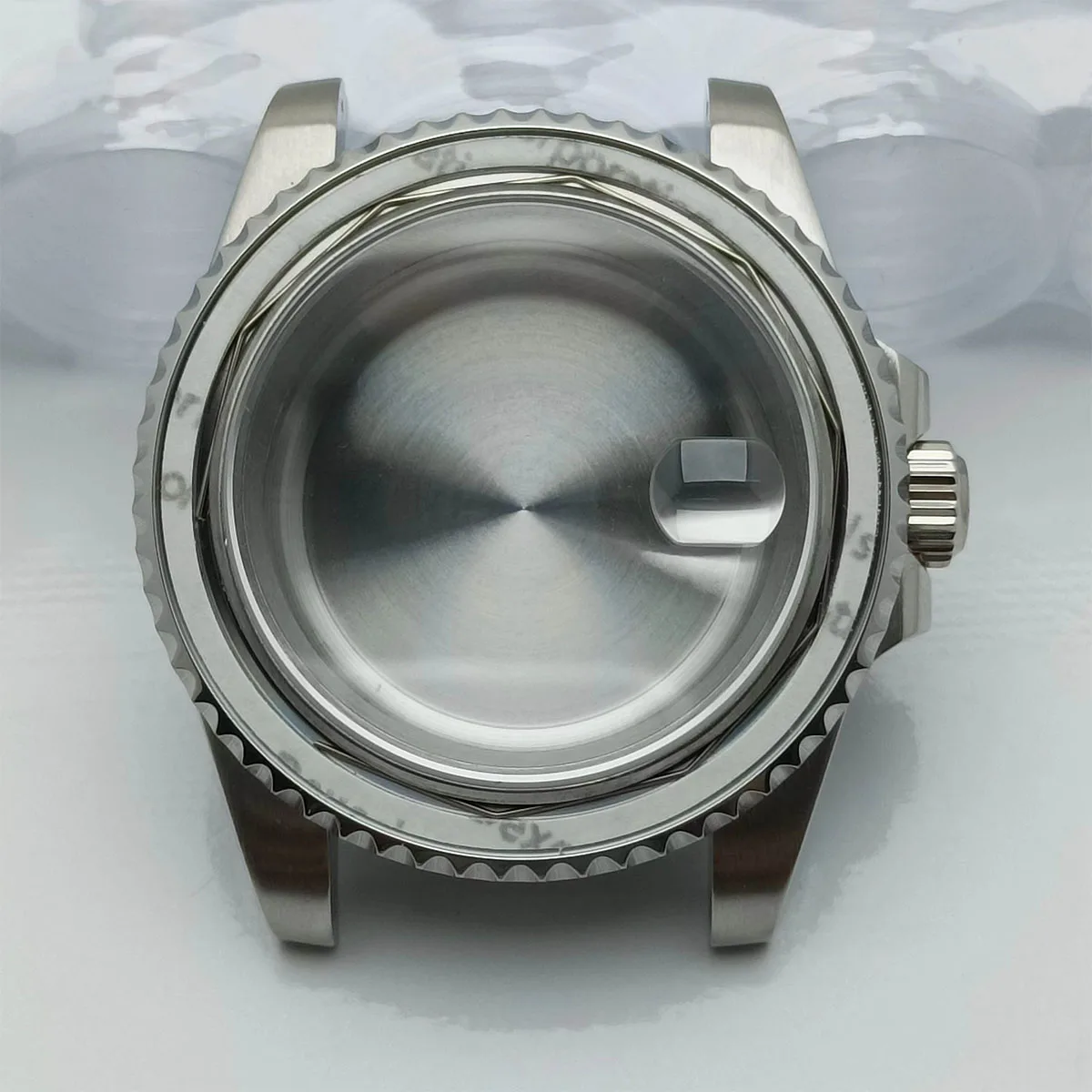 

40mm Men Watch Case 316L Stainless Steel Watchband Sapphire Glass For nh34 nh35 nh36,38 Movement 28.5mm Dial