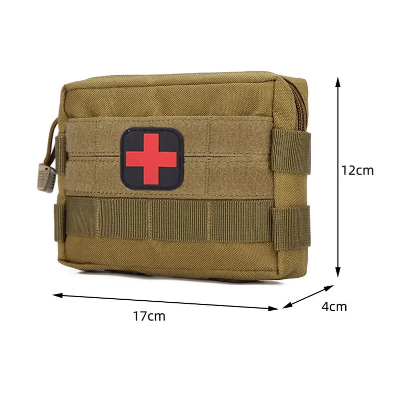 Tactical EDC Medical Pouch Outdoor Hunting Climbing First Aid Kit First Aid Pouch Outdoor Bag Molle Bag Molle Male Emergency Survival Medical Bag Packs