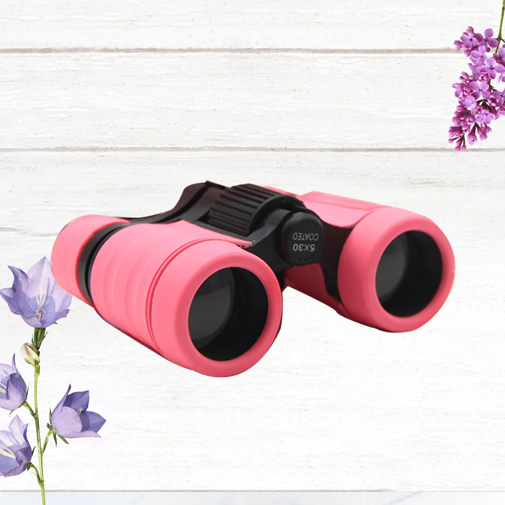 Focal Adjustable Children Telescope Toy Game Props Birthday Present for Entertaining Bird Watching (Pink) 6