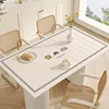 DK805-L Waterproof oil resistant no wash dining table mat tea table mat heat-resistant tea table mat PVC leather desk mat 2