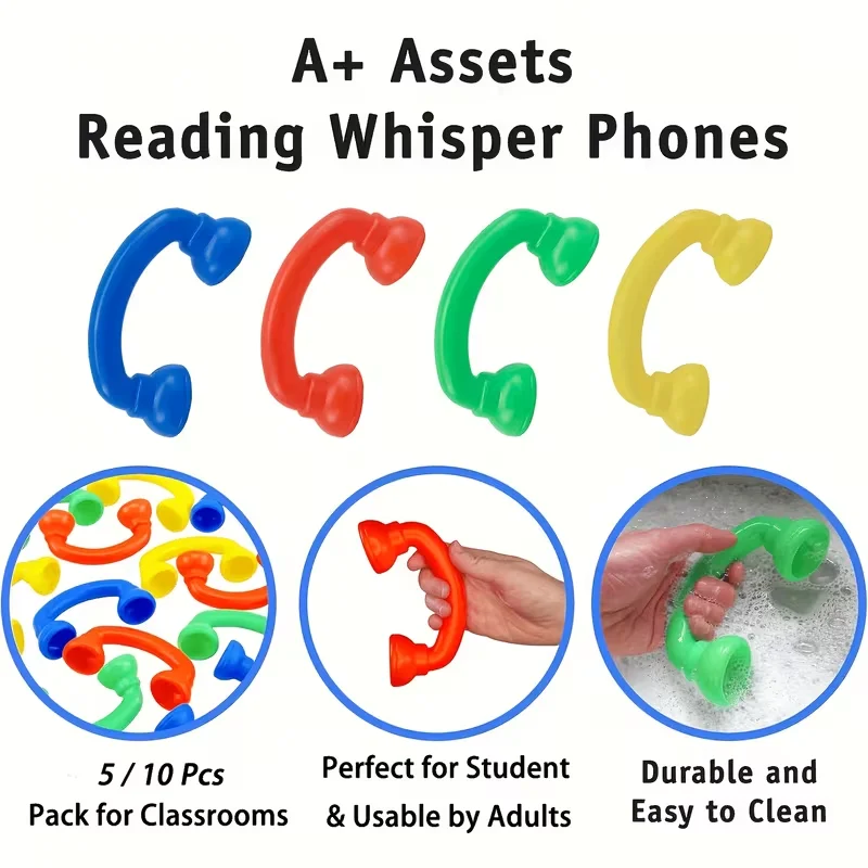 Set of Silent Reading Telephones with Auditory Feedback for Enhanced Pronunciation and Fluency