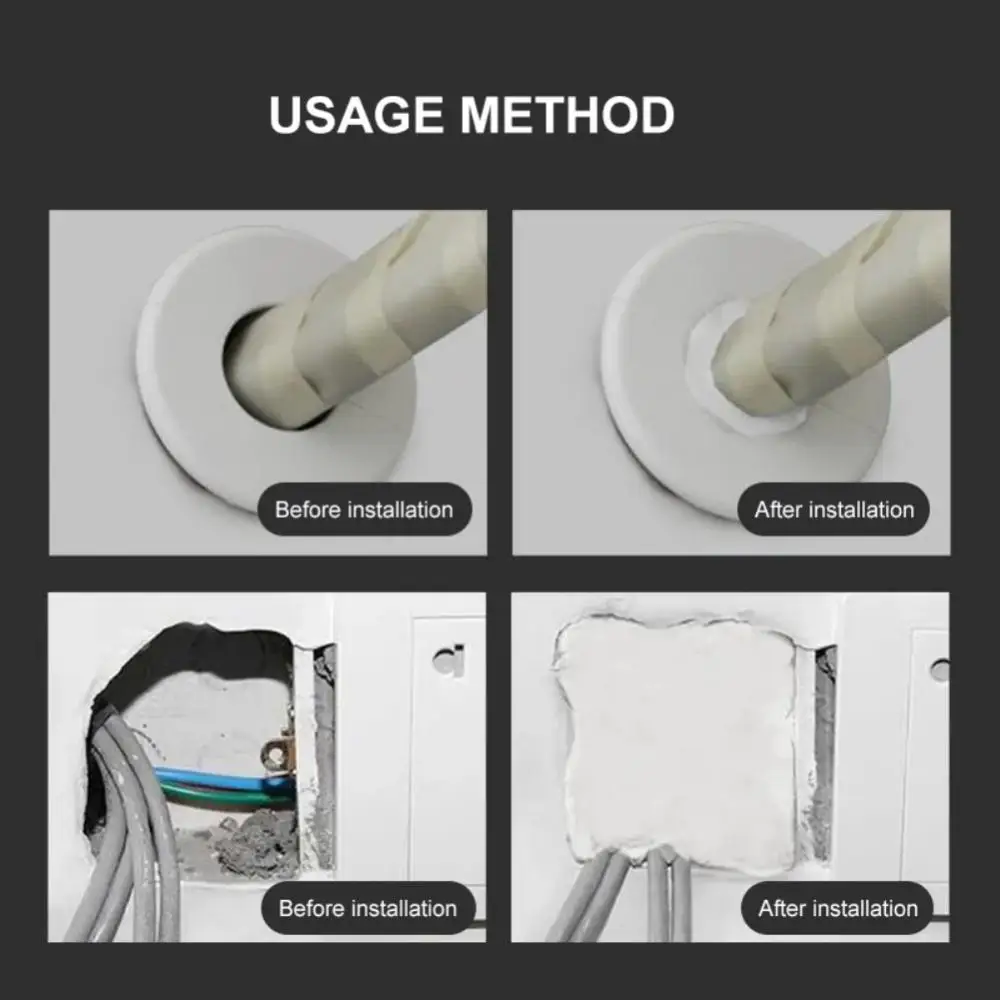 Waterproof Sealing Solid Glue Hole Repair Rubber Sealing Mud Wall Hole Sealant Sewer Pipe Household Tool Plugging Repair waterproof sealant sealant paste