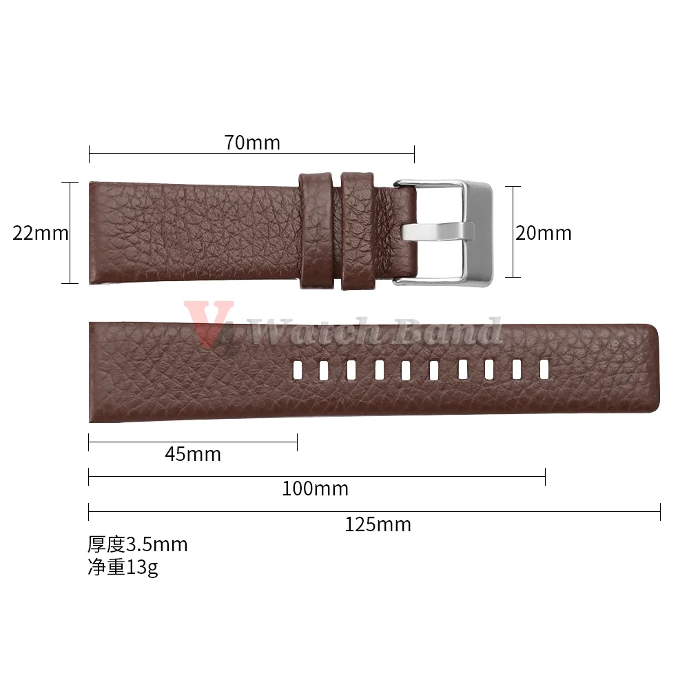 Lychee Pattern Brown and Black Soft Wristband