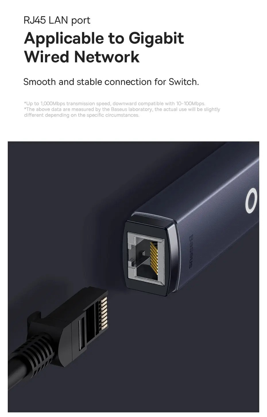 Buy Baseus Lite Type-C Ethernet Adapter – Price In Pakistan available on techmac.pk we offer fast home delivery all over nationwide.