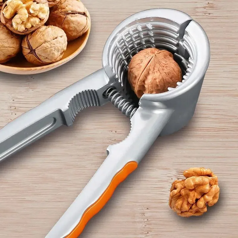 Metal Multi-Functional Nut Cracker Walnut Chestnuts Hazelnut Pliers Shell Opener Household Tools