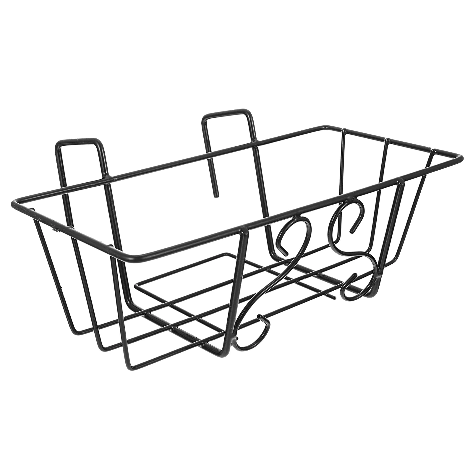 Iron Material Hanging Flowerpot Rack Sturdy Planter Bracket Metal Stand Plant Shelves Flowerpot Holder Wall Baskets Outdoor