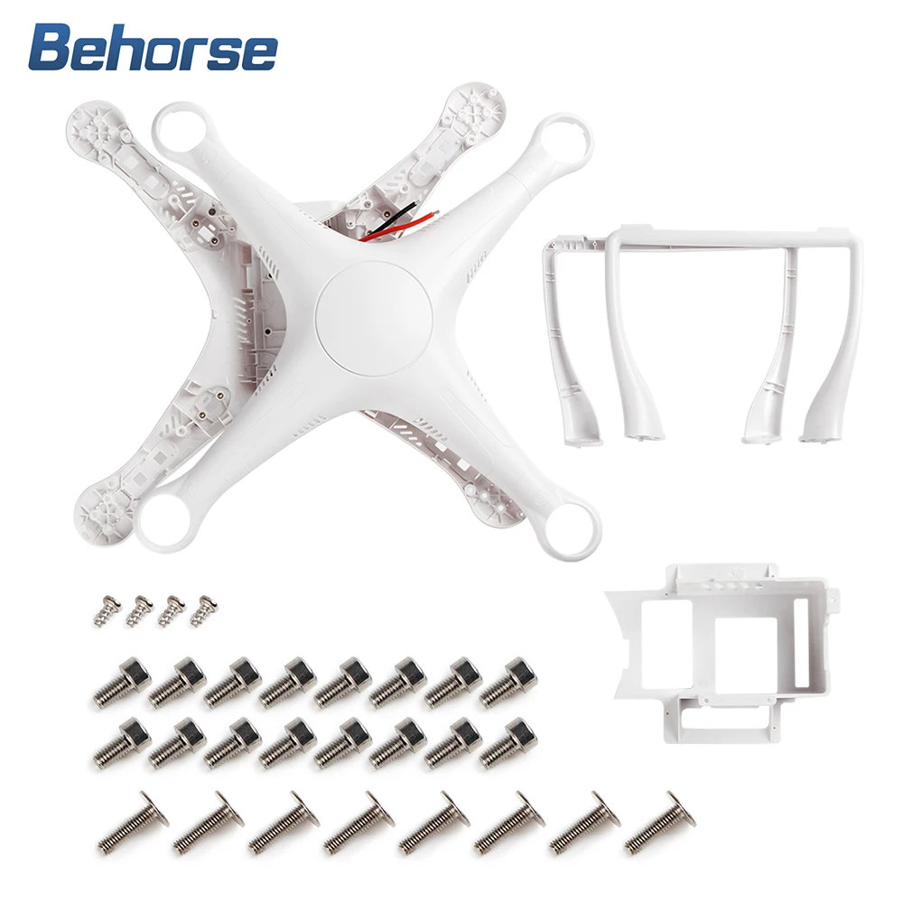 Phantom 3 Upper Middle Bottom Landing Gear Body Shell Set DJI Phantom 3 Advance Drone Repair Parts drone spare parts