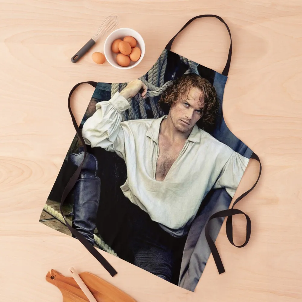 

Sam Heughan Apron Cute Apron Beauty Apron Kitchen Novel Kitchen Accessories