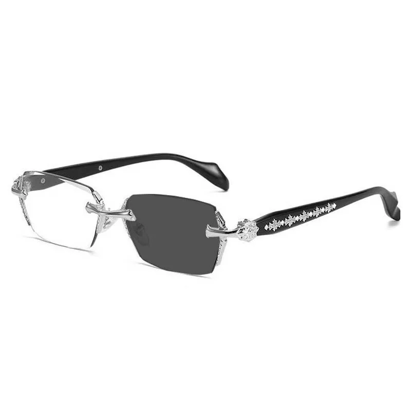 Vintage Unisex Photochromic Sunglasses - Color Changing & UV Protection Presbyopia Eyewear