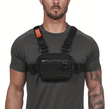 Pocket Chest Front Pack Pouch Vest Rig Carry Waist Bag Pouch Bag Chest Bag Vest Bag 1