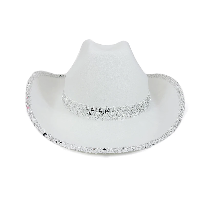 Sequin Western Sun Hat for Women and Men