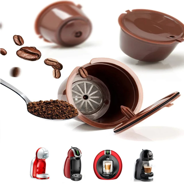 Coffee Capsule Filter Cup Reusable Dolce Gusto Reusable Empty Pods Filter Cup Dolce Taste Reusable Capsule