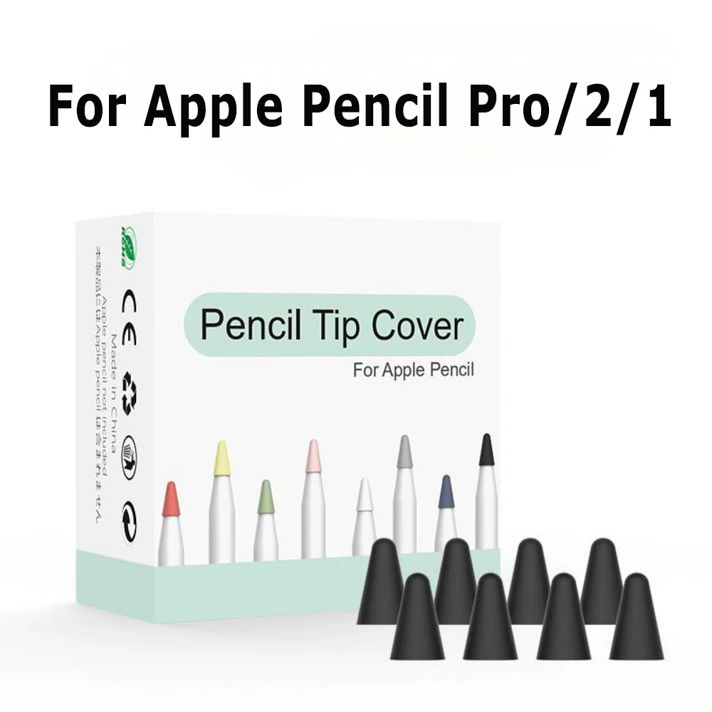 Apple Pencil Nib 8Pcs Silicone Nib Cover For Apple Pencil Pro 3 2 1 Tip Case Sleeve For Apple Pencil 3 USB C 2nd Gen Cases Stylus Pen Nib Capa
