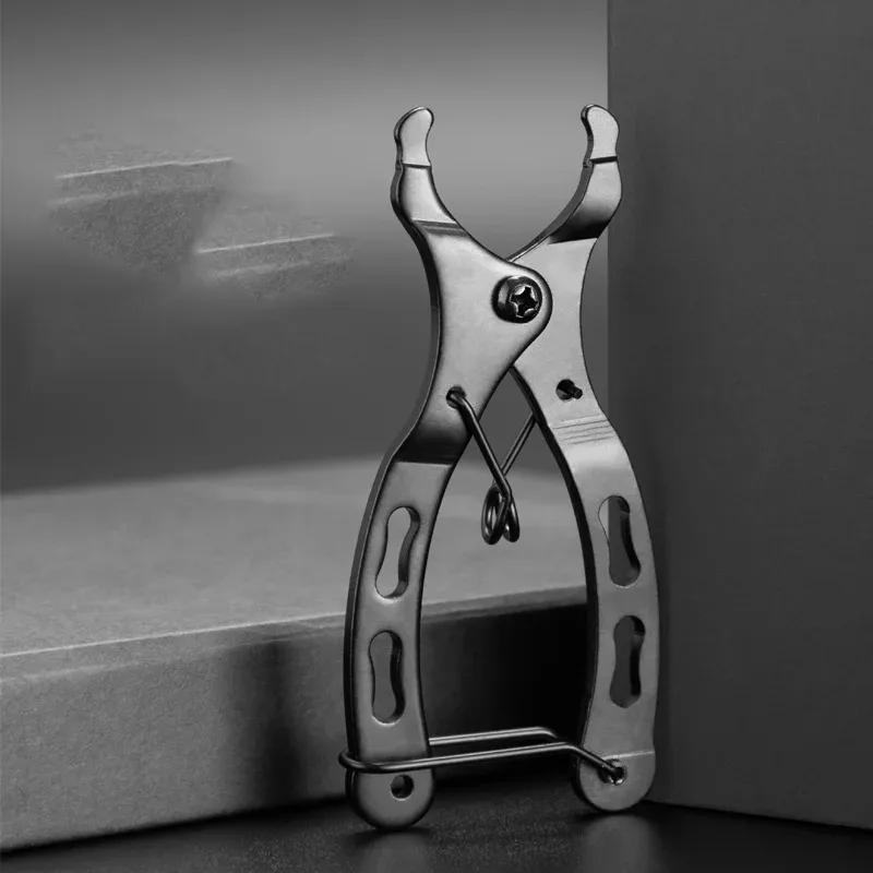 Chain Master Link Pliers - Mountain Bike Bicycle Quick-Release Link Tool, Magic Buckle Installation Cycling Repair Accessory