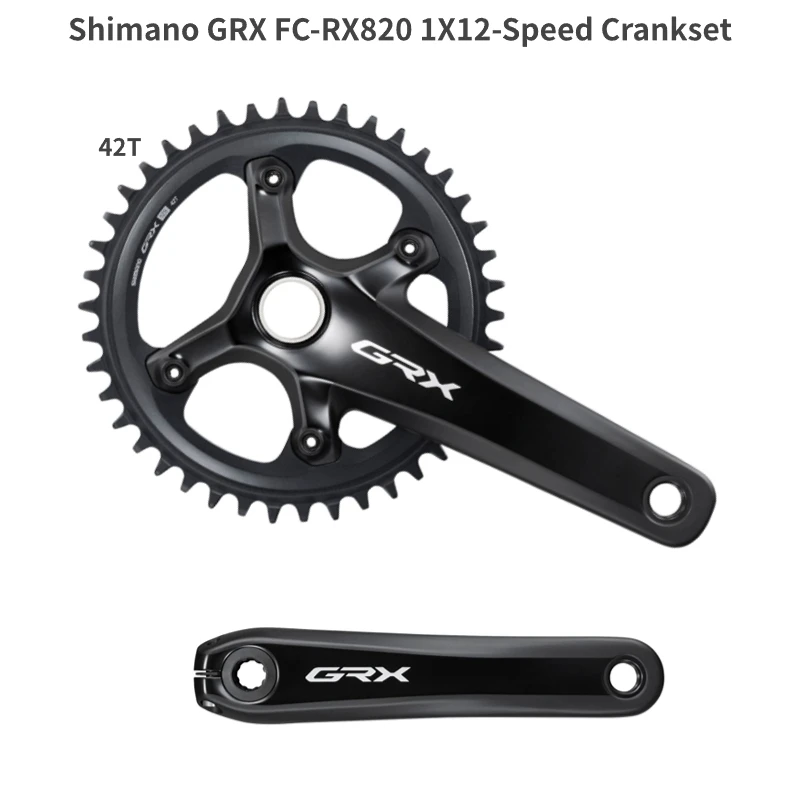 Shimano-Grx fc rx820自転車クランクセット,12スピード,170