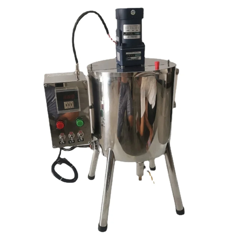 

15L Heating Mixing Filling Machine Filler Lipstick Wax Material Nail Polish Cosmetics Heating Stirring Mixer Stirrer