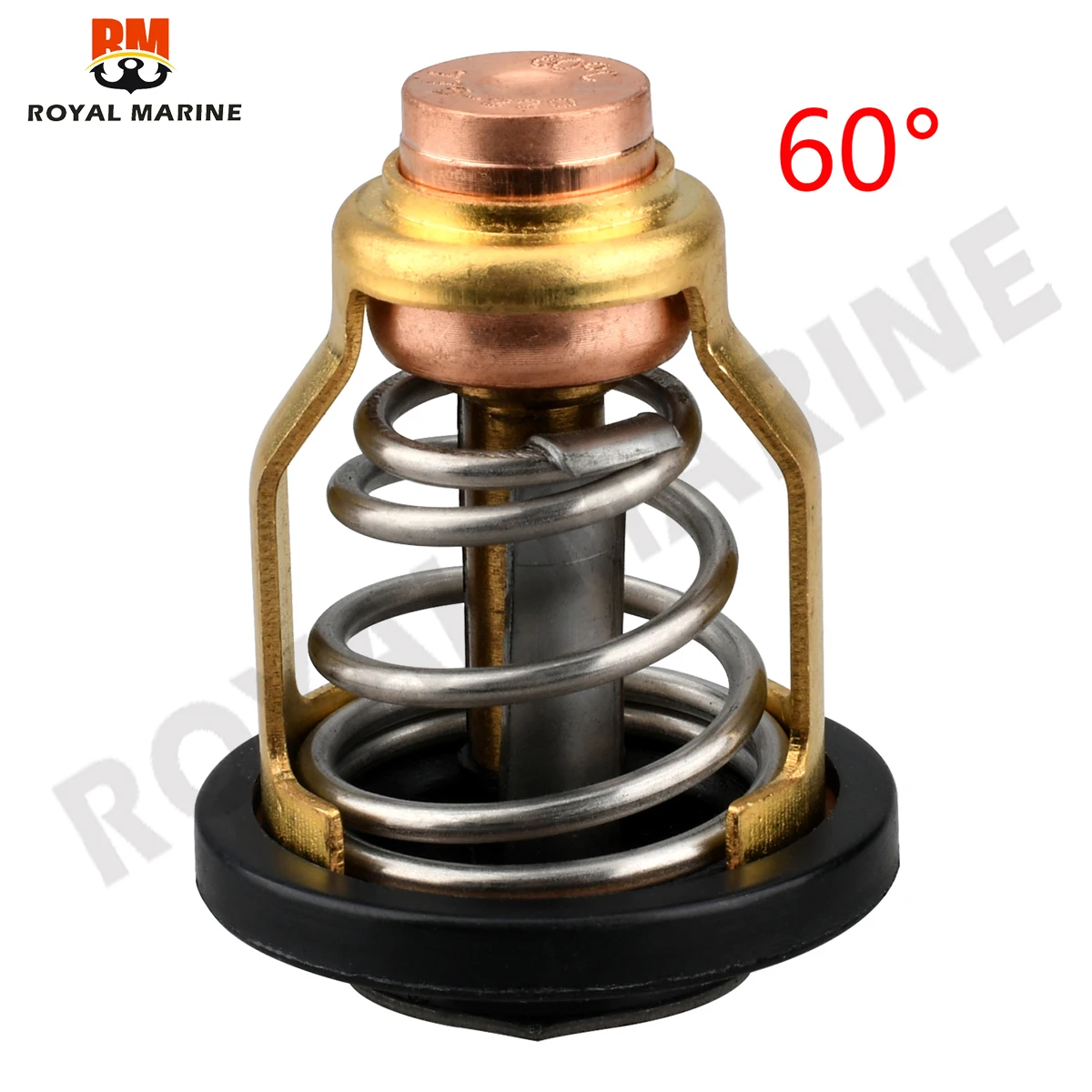 RECMAR 50°C Thermostat – For Suzuki Outboard 175, 200, 225, 300 HP 4-Stroke (17670-90J20)