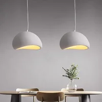 Nordic Wabi Sabi Ceiling Chandelier Modern E27 LED Dining Table Pendant Lights for Living Room Bedroom Loft Decor Hanging Lamp 6
