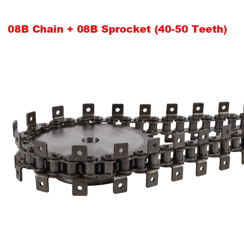 Transmissão Cadeia Transportadora com Double Side Acessório de Furo Único 08b Roda Dentada 40 Dentes 1pc 08b1
