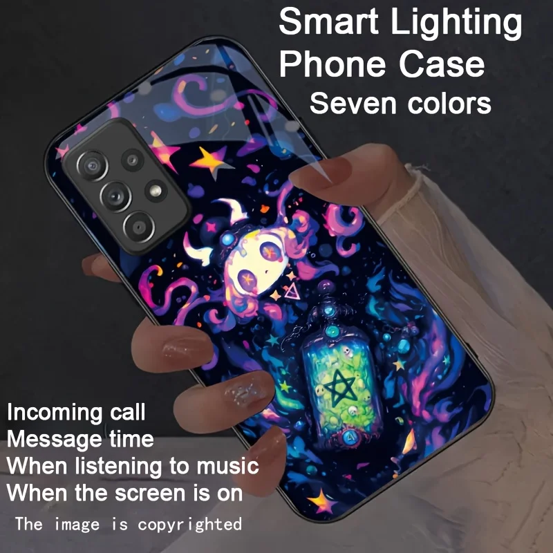 Starry Night Sky Colorful Luminous LED Universe Phone Cover