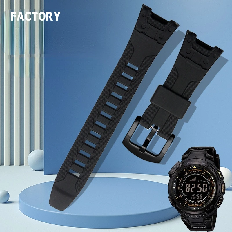Cinturino Per Orologio Casio Protrek Prg-110Y/C/Prw-1300Y/Prg-130Y/Prw-1500Y Accessori Per Cinturini In Silicone Resina