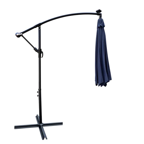 10ft Solar LED Patio Umbrella 4