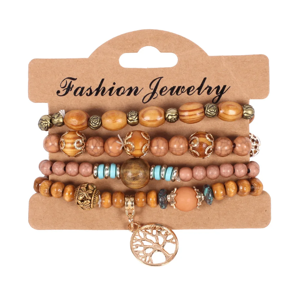 Vibrant Bohemian Handmade Beaded Bracelet Set for Women – Colorful Summer Jewelry Accessories