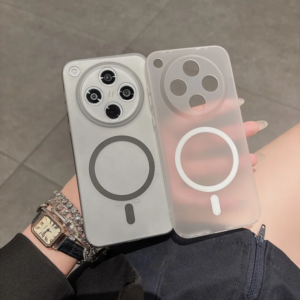 OPPO Find X8 Ultra Transparent Slim Magnetic Protective Case